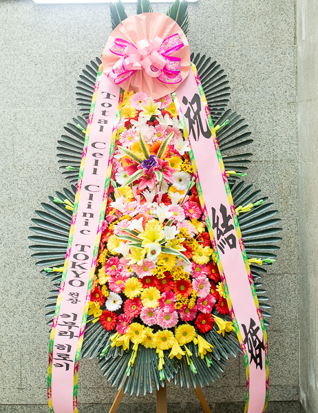 축하화환 실배송 사진 - 배송지역 성남